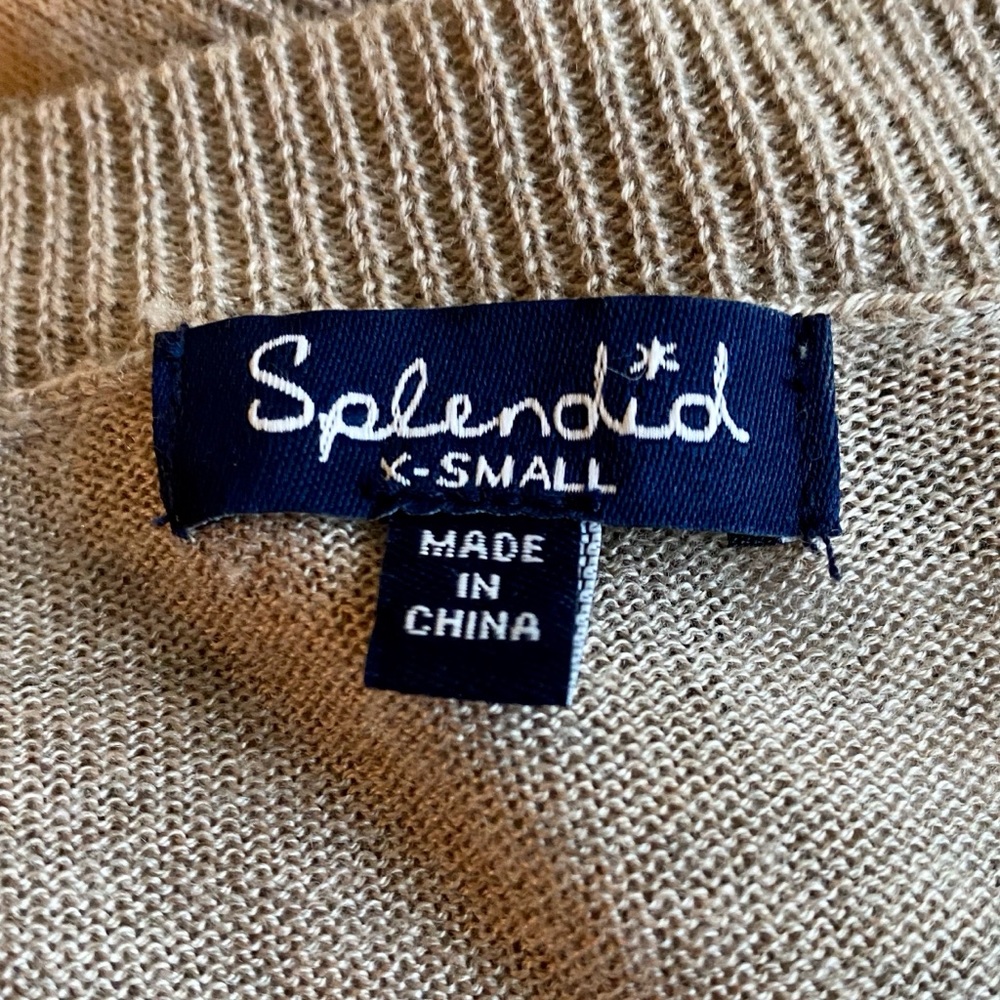 Splendid Oversized S/S Dolman Sweater - Picture 6 of 7